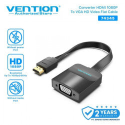 VENTION Flat HDMI to VGA Converter 0.15M Black 743