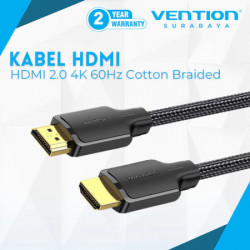 Vention Cable 4K HDMI Male to Male Cotton Braided - ALL
